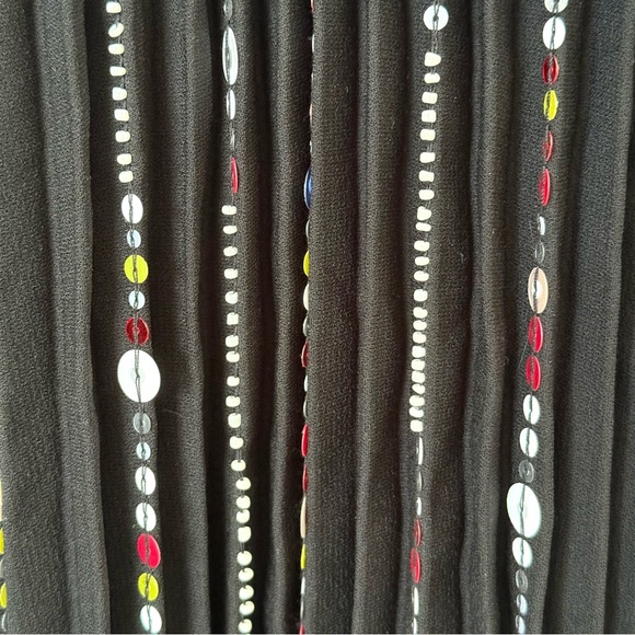 FARM Rio Embroidered Stones Pleated Maxi Dress, Size L, NWT 🇧🇷 - Picture 13 of 16